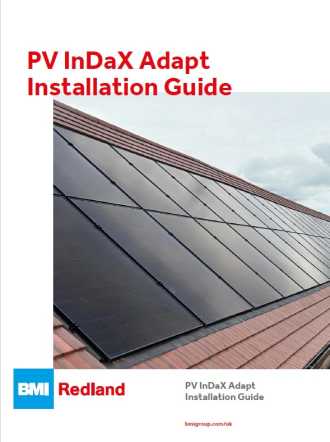 PV InDaX Adapt Installation Guide 
