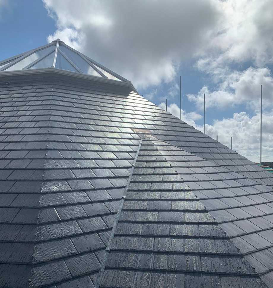Whites Close with Cambrian Slate octagonal roof
