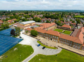 Stockport School with Rosemary