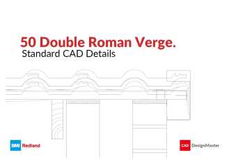50 Double Roman Verge CAD Details