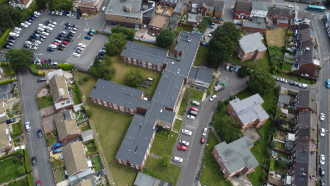 Birdseye view of Halliday Court