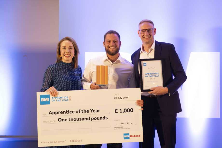 Euan Forsyth - Pitched Roofing BMI Apprentice of the Year 2023