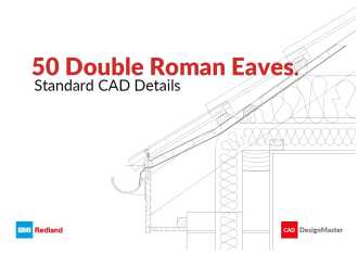 50 Double Roman Eaves CAD Details
