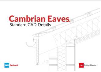 Cambrian Slate CAD Eaves Roof Details