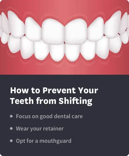 How to prevent teeth from shifting