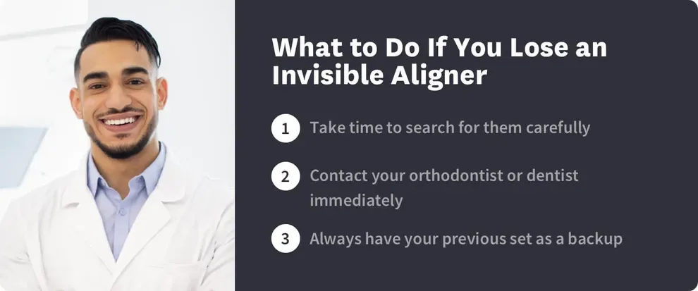 What to Do If You Lose an Invisible Aligner