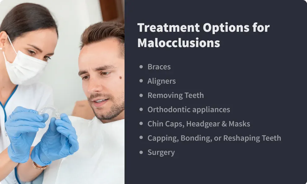 treatment options for malocclusions