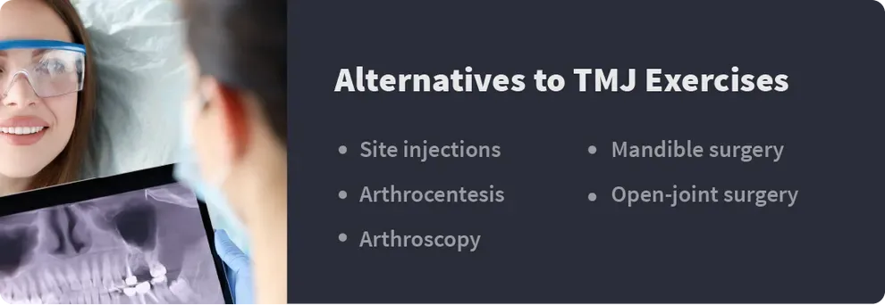 alternatives to TMJ excercises