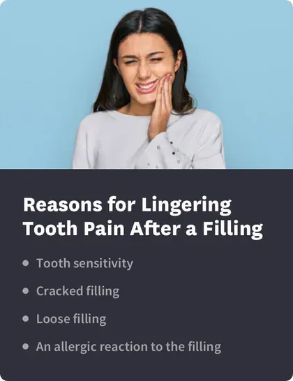 reasons for lingering tooth pain after filling
