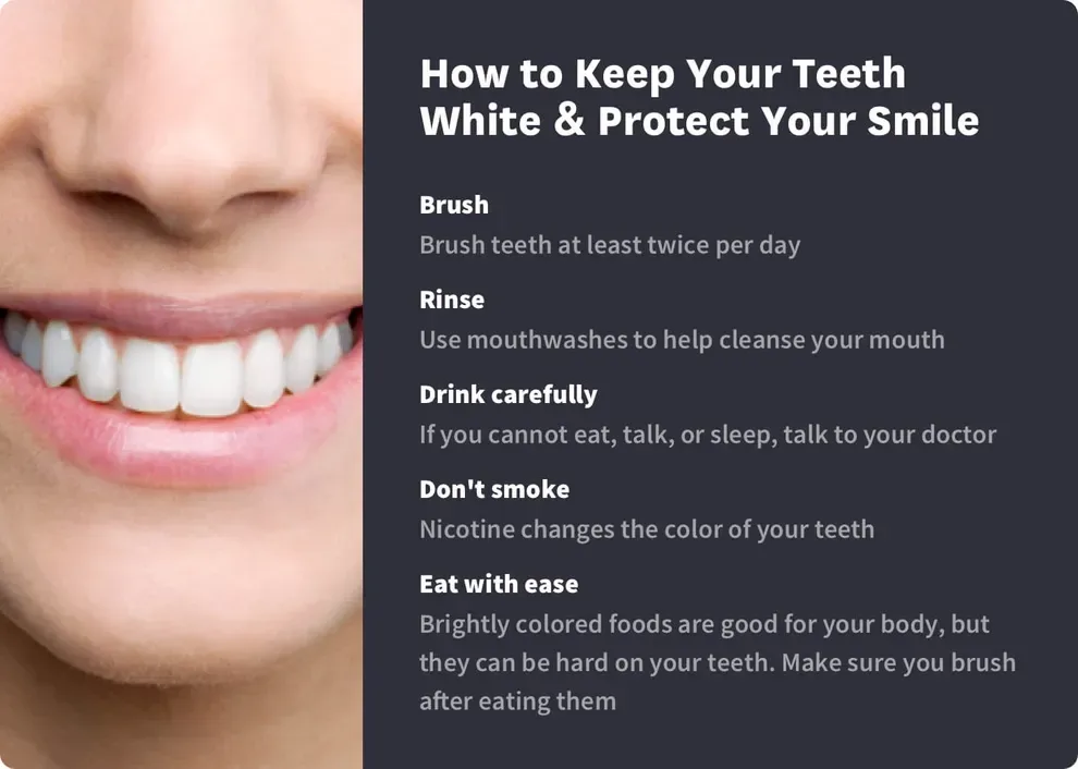 how to keep your teeth white and protect your smile