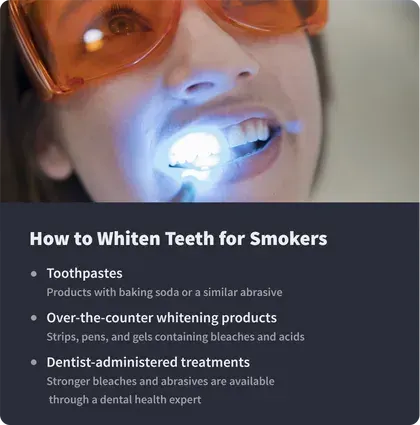 how to whiten teeth for smokers