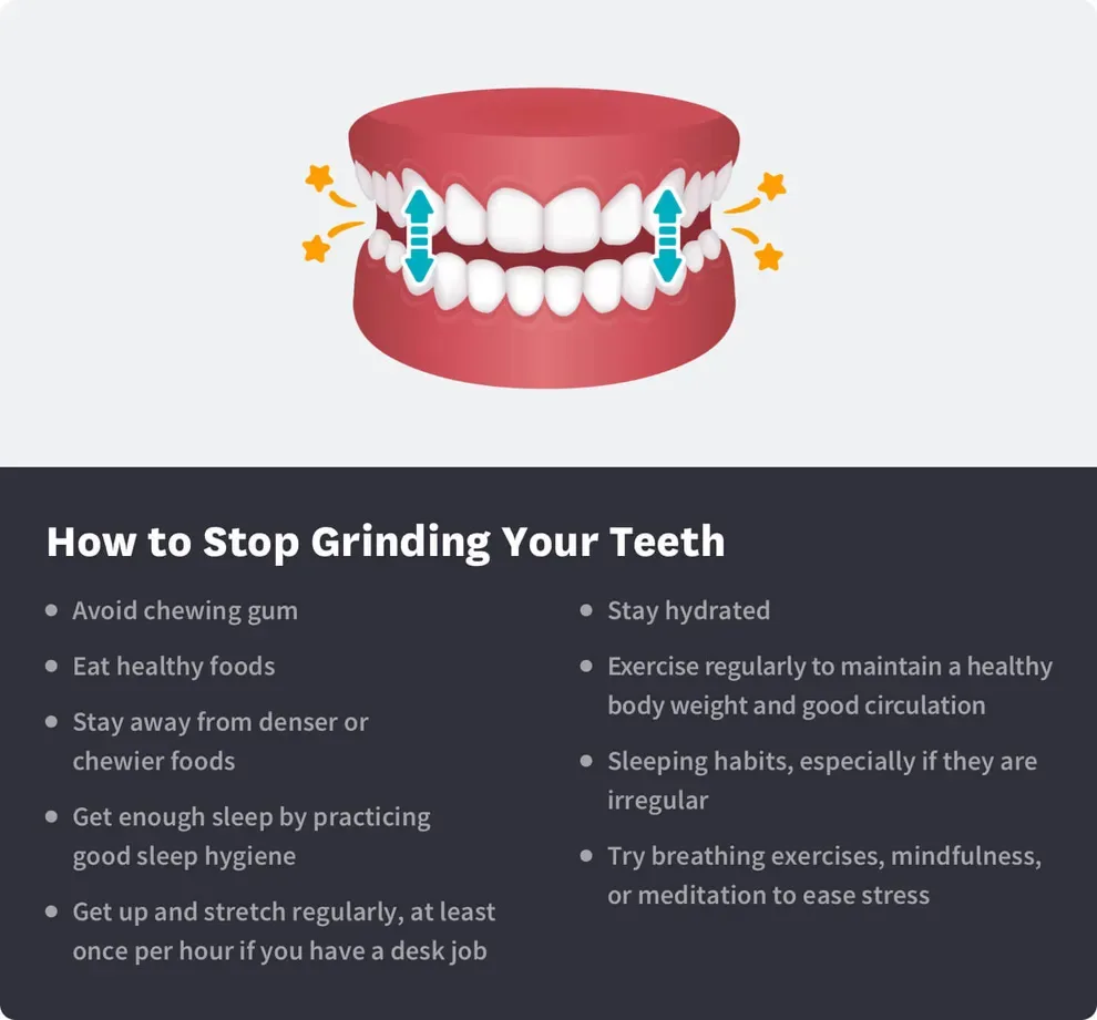 how to stop teeth grinding