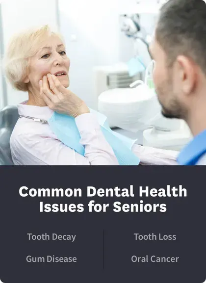 common dental health issues for seniors