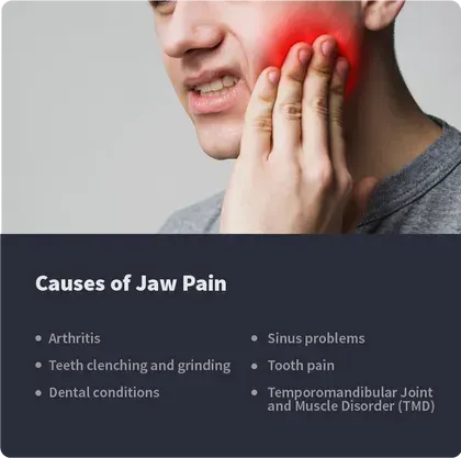 Causes of Jawn Pain