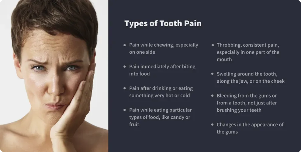 types of tooth pain