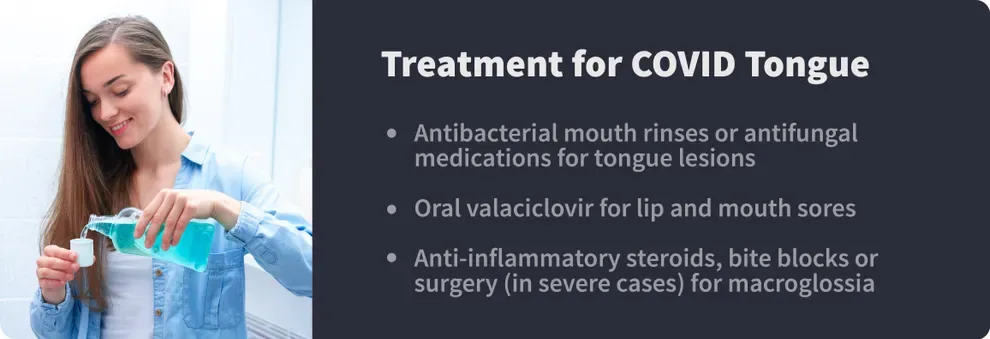 treatment for COVID tongue