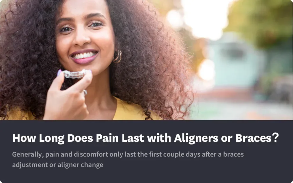 How Long Does Pain Last with Aligners or Braces