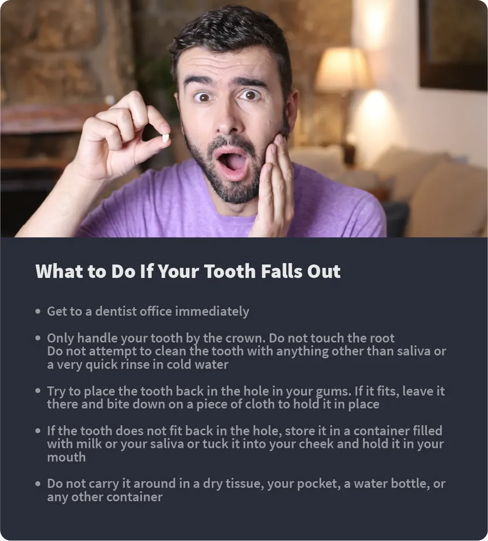 what to do if your tooth falls out