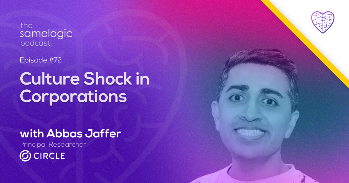 Episode #72: Culture Shock in Corporations with Abbas Jaffer