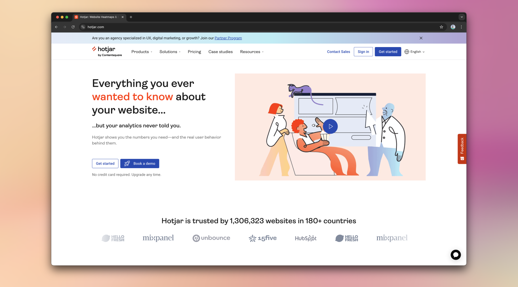 Hotjar's Landing Page | Samelogic