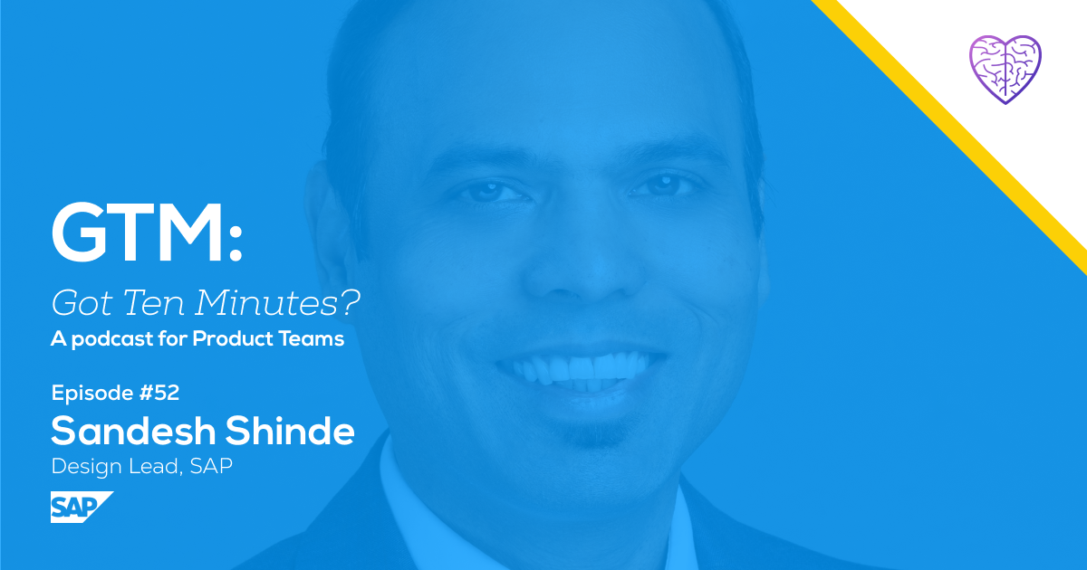 Episode #52: Sandesh Shinde, Design Lead at SAP