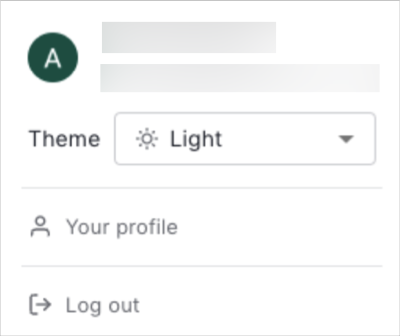 Where to find the Dark mode and Light mode toggle