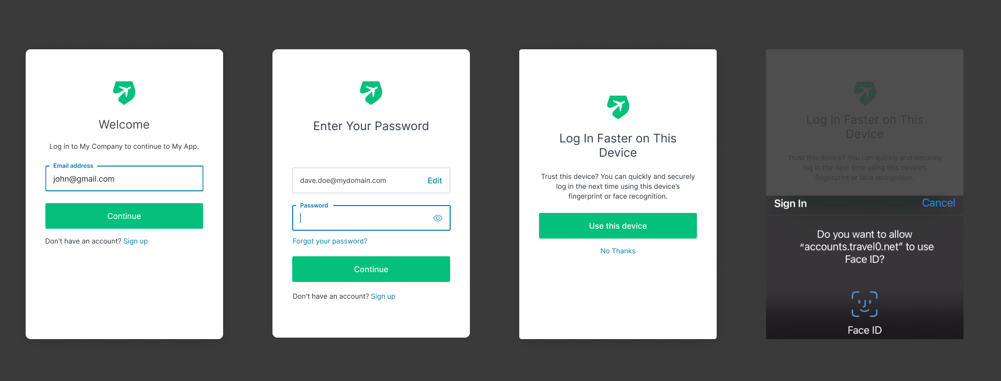 Configure WebAuthn with Device Biometrics for Passwordless Authentication