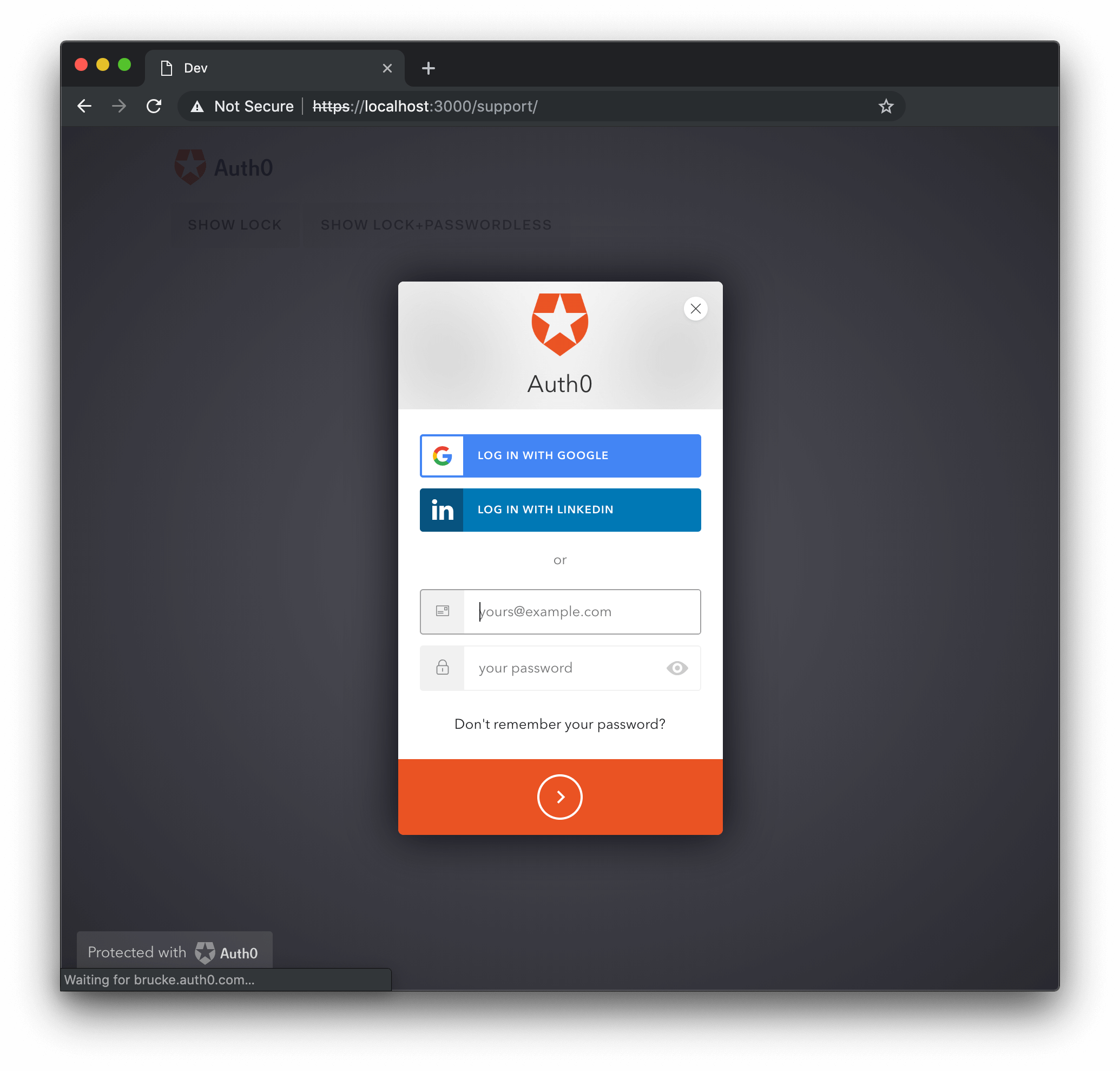 Lock Option: Allow Signup