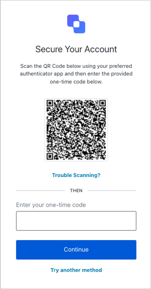 Auth0 Guardian OTP QR code setup example