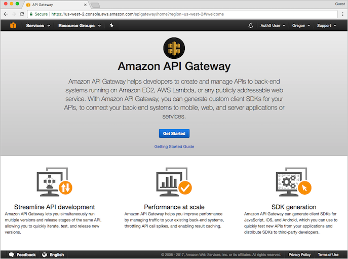 AWS API Gateway - Get Started