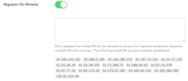 WordPress User Migration - IP Whitelist