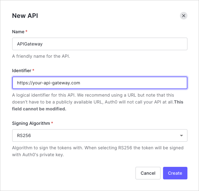 Dashboard - Create API - AWS API Gateway