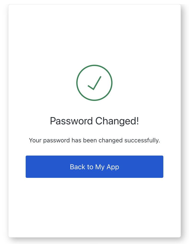 ACUL Request password success