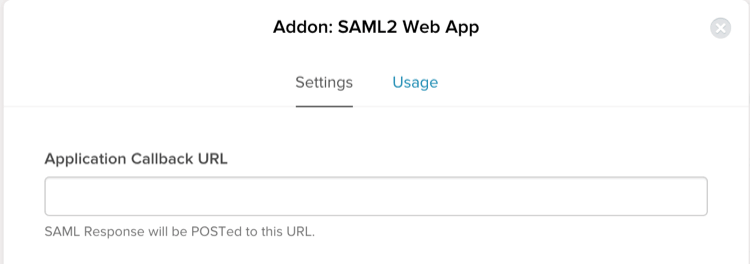 Protocols SAML IdP Generic Configuration App Callback URL Screen