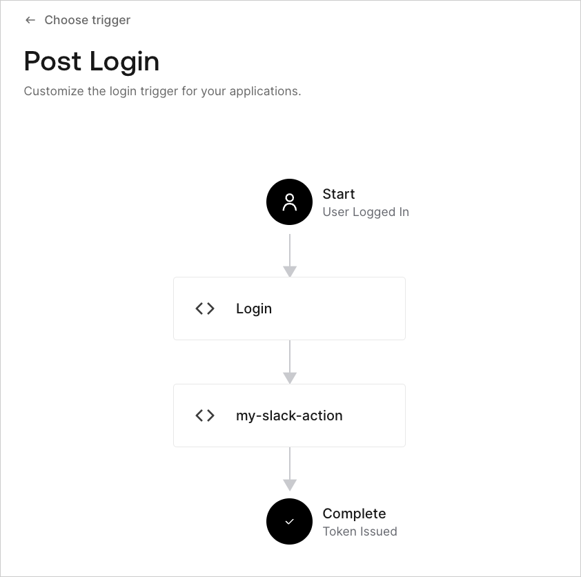 Actions Flows: Login Flow