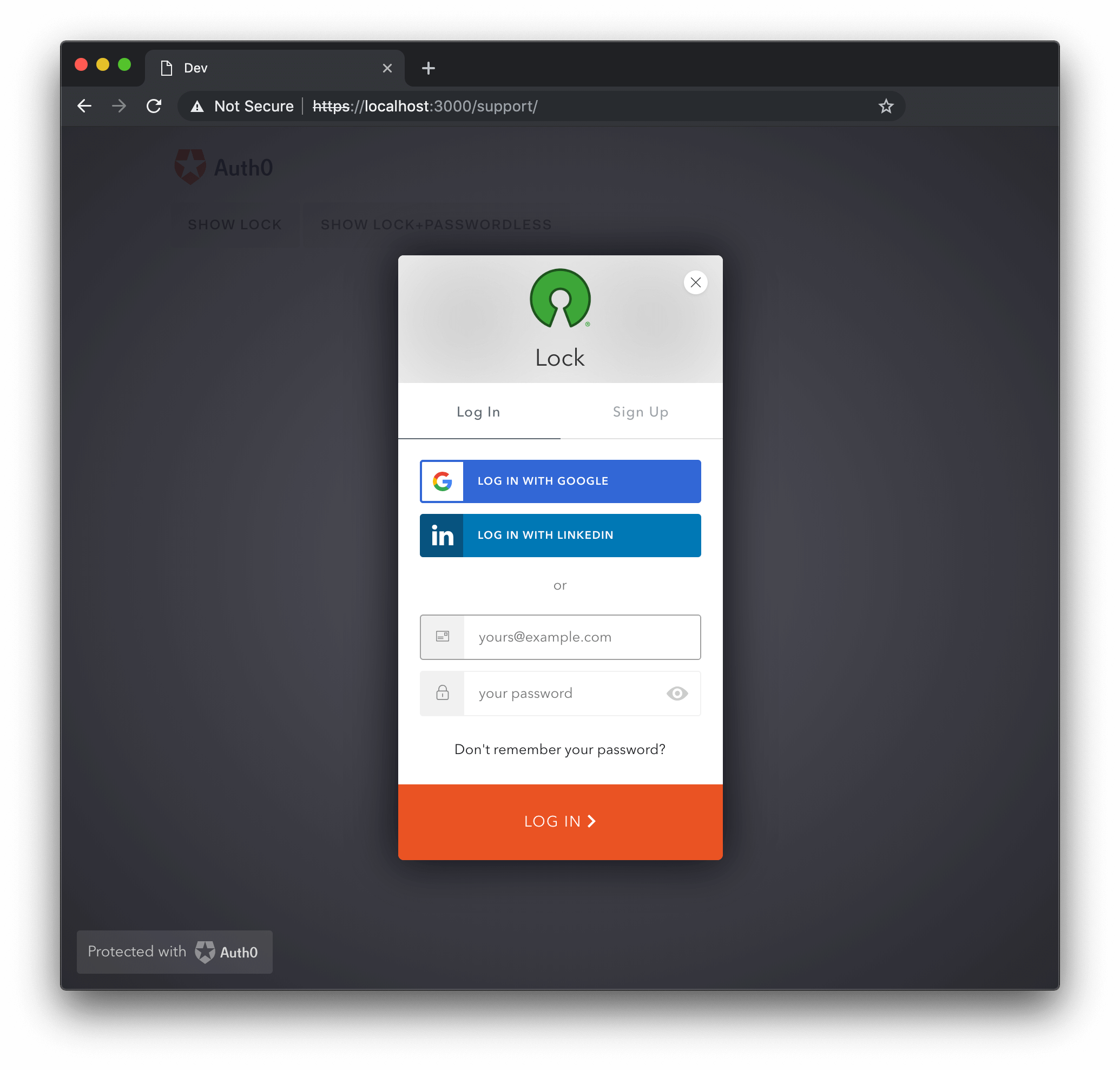 Lock UI customization - Logo