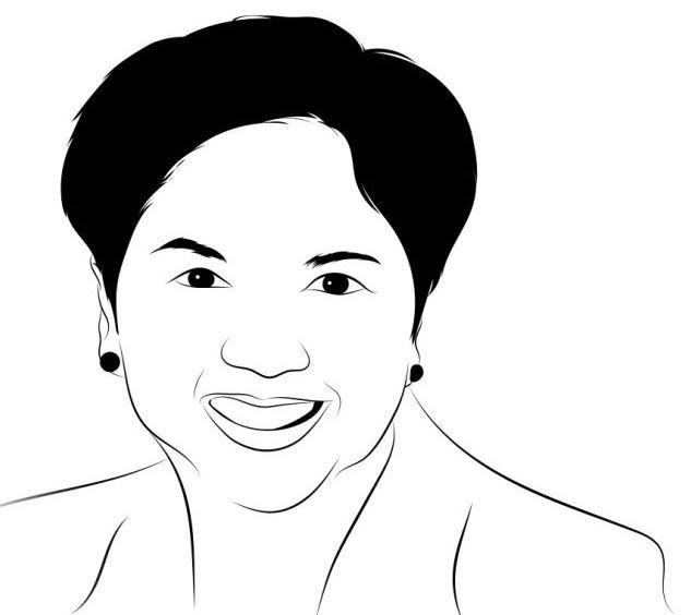 Illustration of Indra Nooyi.