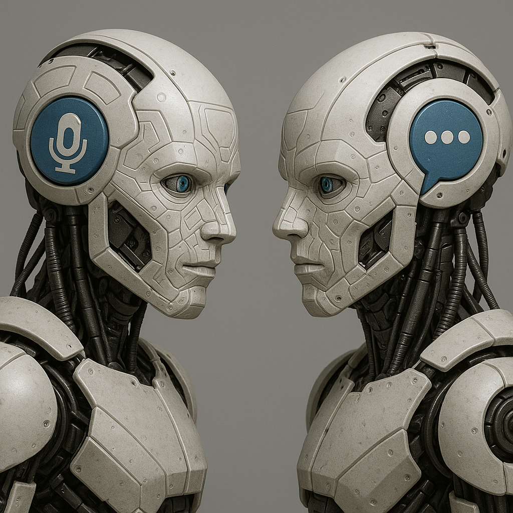 AI voice vs AI Chatbot