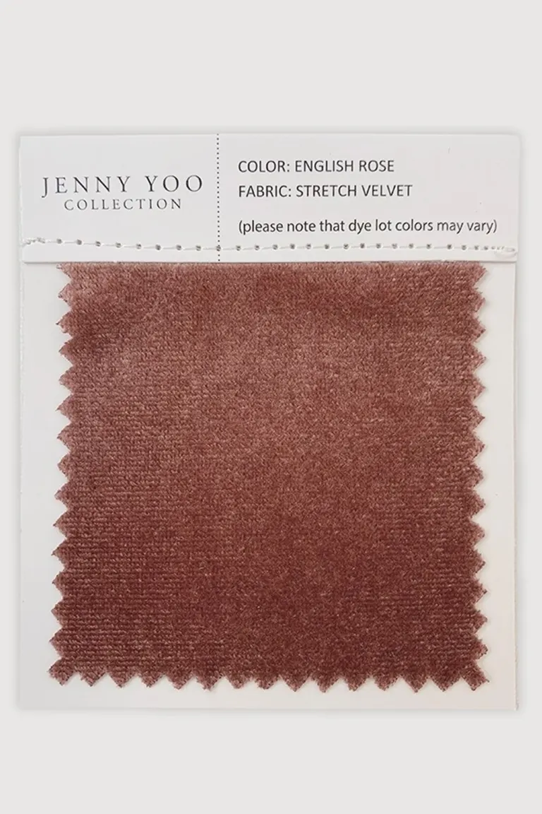 Stretch Velvet Swatch Card by Jenny Yoo