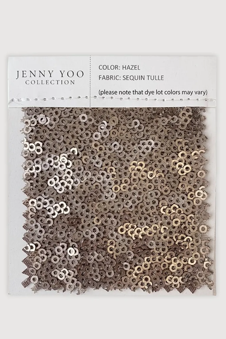 Sequin Tulle Swatch Card by Jenny Yoo