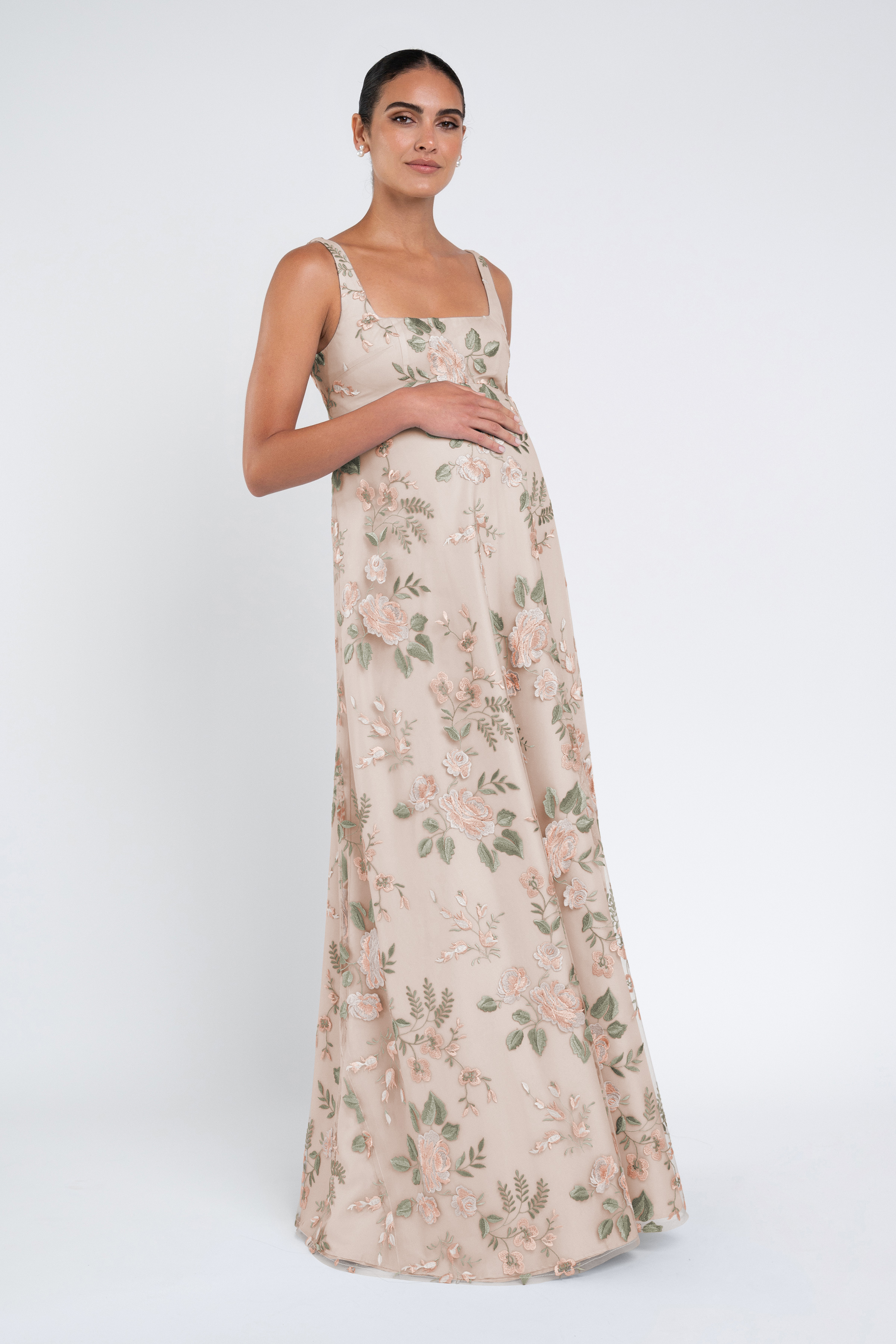 Lilly Maternity Enchanted Floral Embroidery