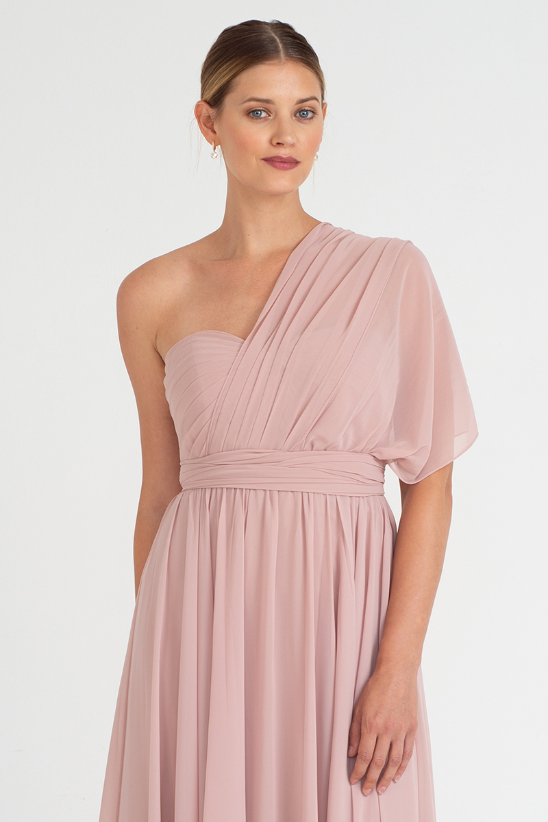 Convertible dress one outlet shoulder