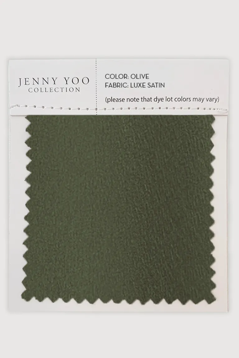 Luxe Satin Swatch Card by Jenny Yoo