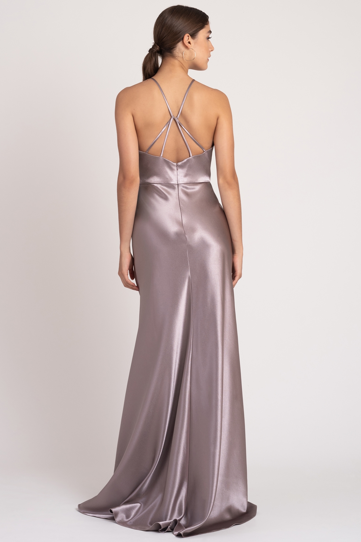 jenny yoo satin back crepe