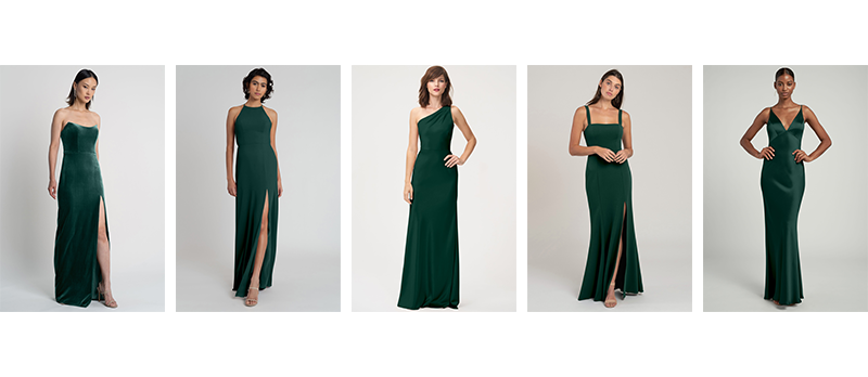 Green bridesmaid Dress Blog - Emerald Image