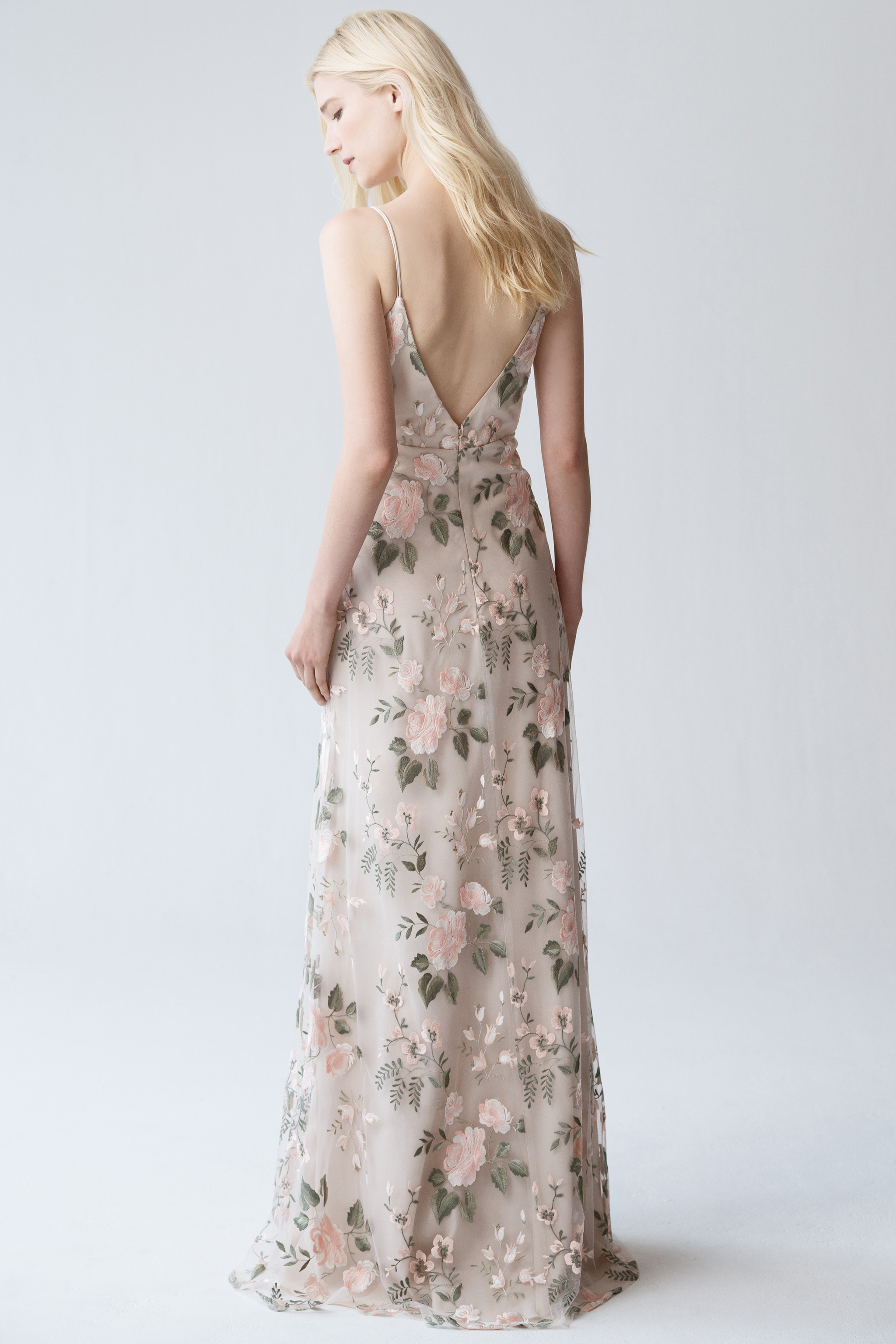 jenny yoo embroidered long gown
