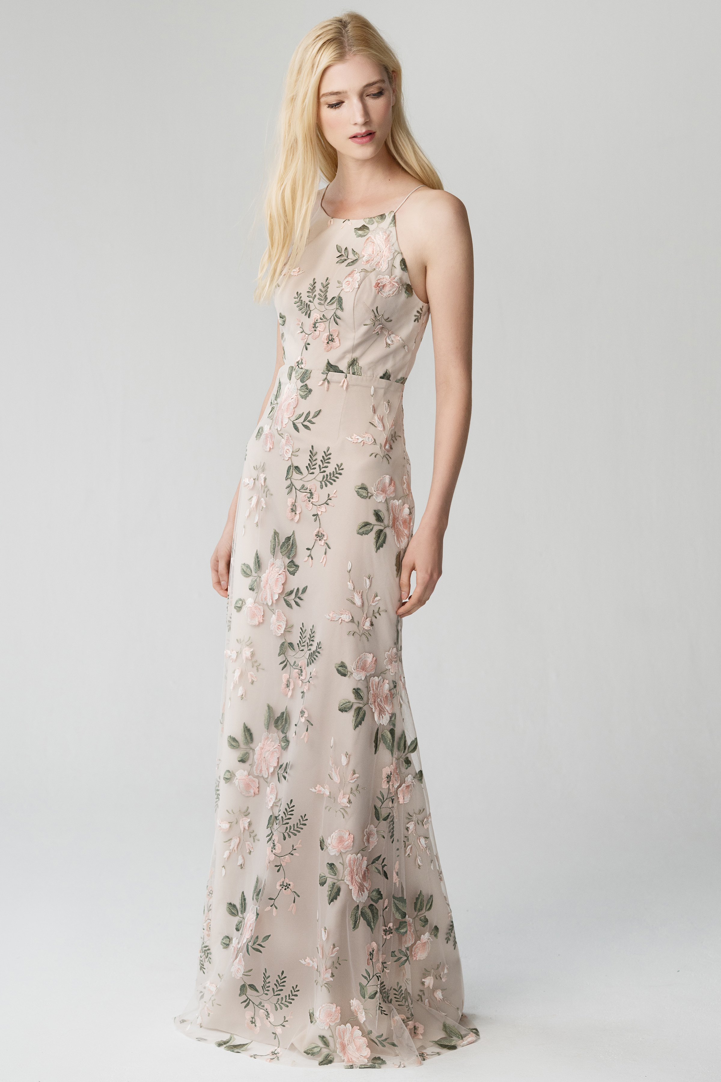jenny yoo embroidered gown
