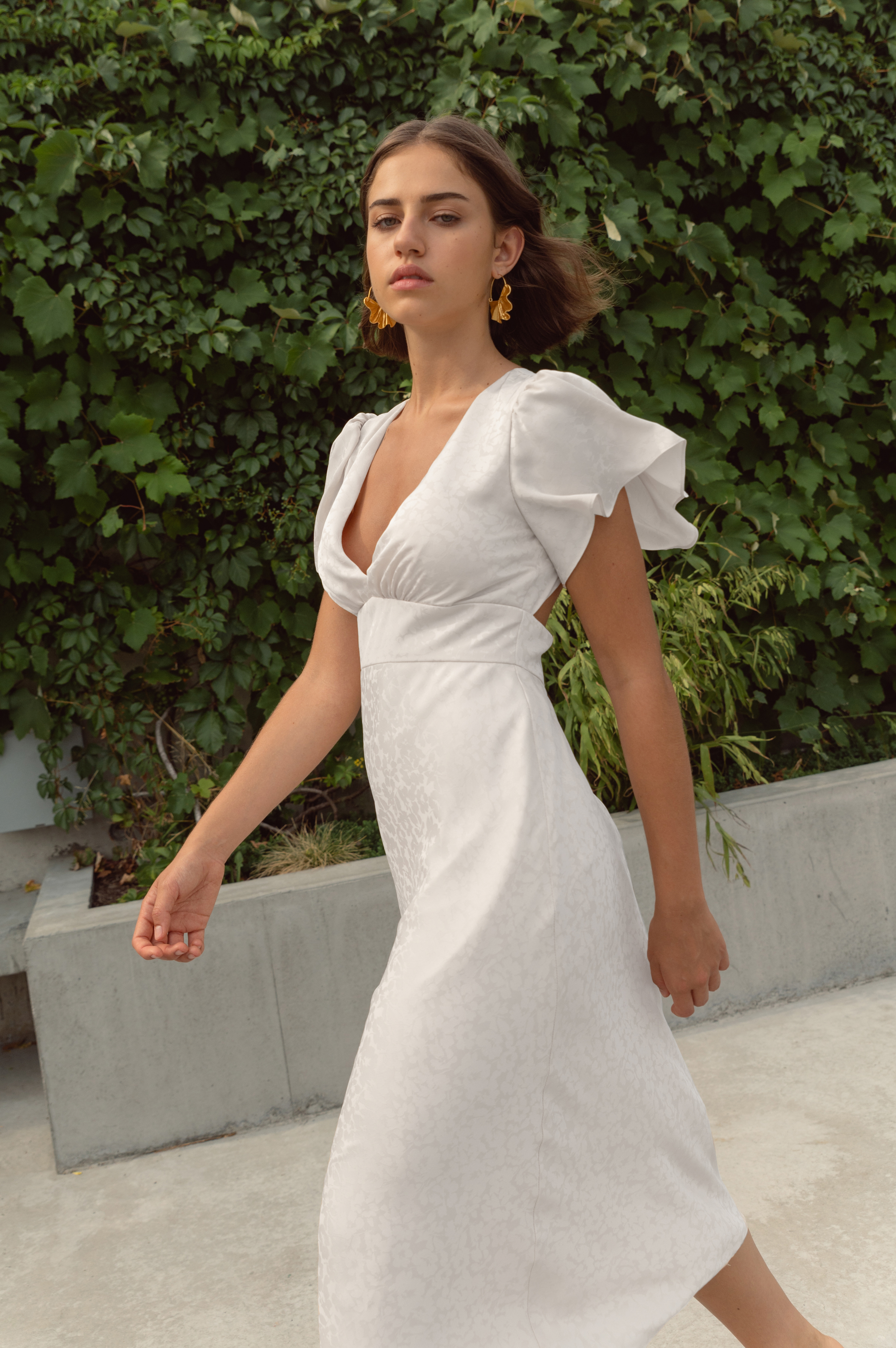 Wedding Dresses with Short, Flutter, and Cap Sleeves