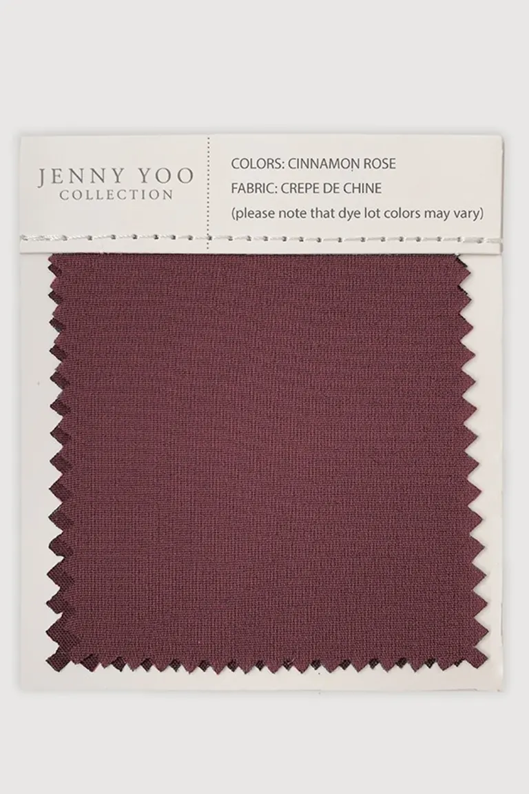Crepe De Chine Swatch Card by Jenny Yoo
