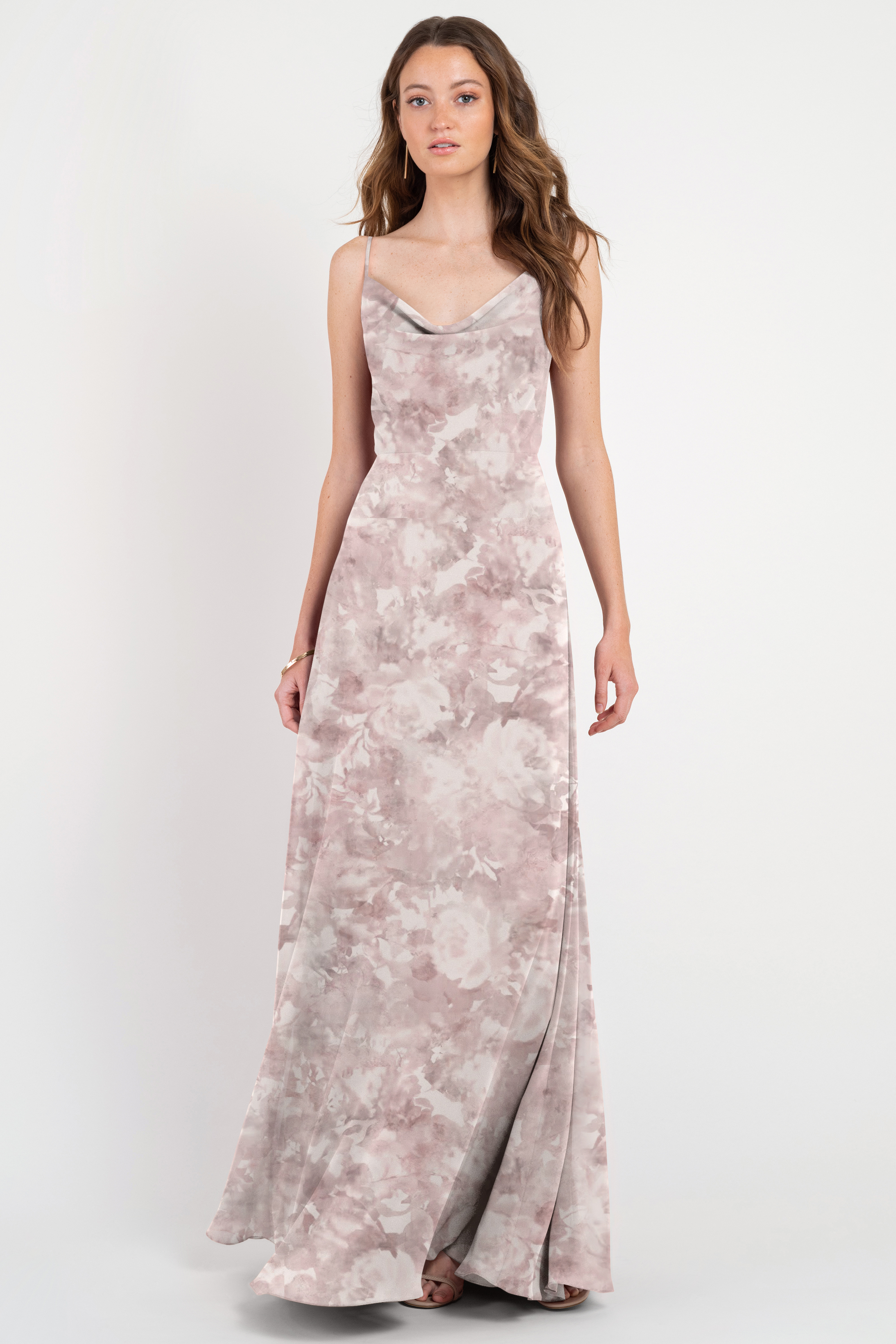 NEW Jenny Yoo Inesse Print Bridesmaid hotsell Gown Maxi Dress Watercolor Garden Blush 12